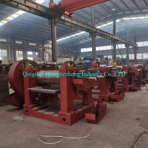 Two Roll Rubber Mixing Mill 60HRC With Motor Below