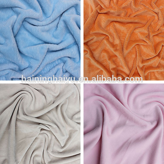 flex plain plush baby blanket minky fabric sofa material cotton fabric
