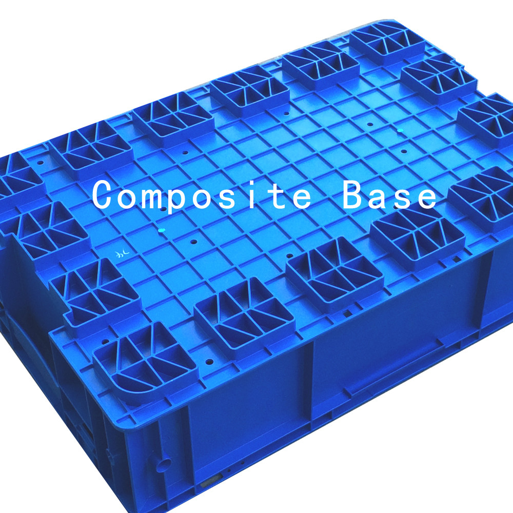 22.3l Plastic Storage Box Injection Stackable EUR Plastic Containers VDA