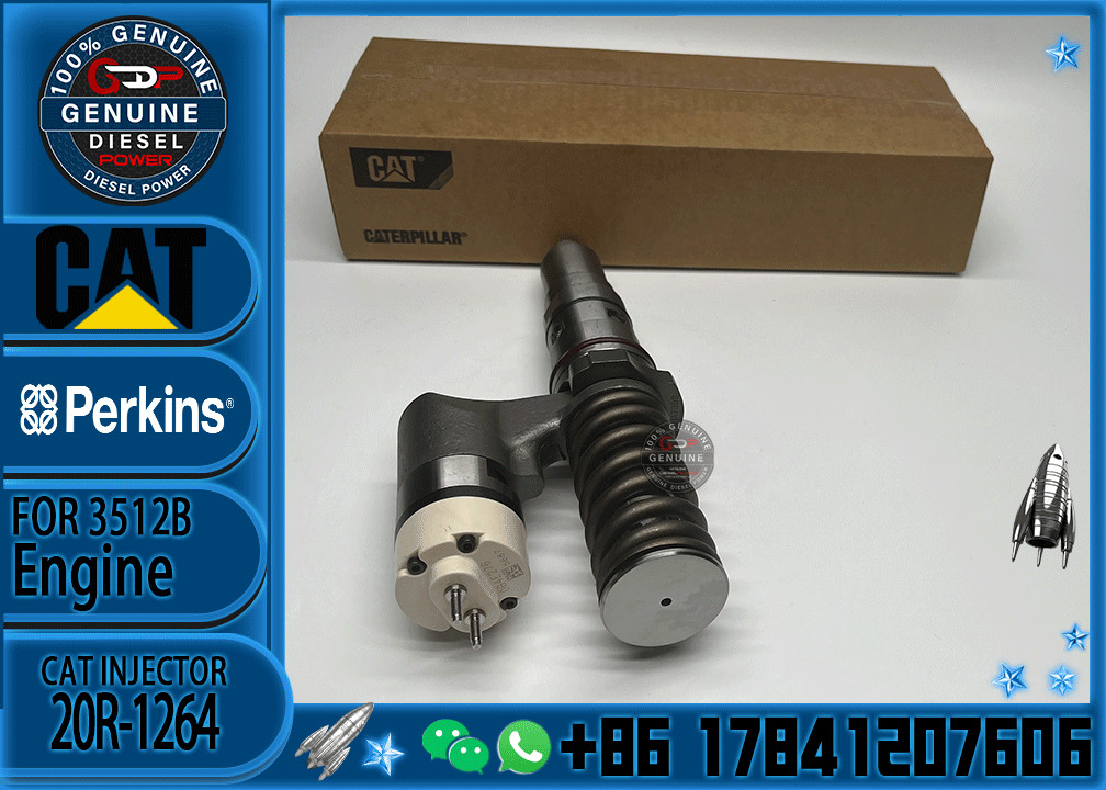 Diesel Fuel Injector 386-1752 3861752 20R-1264 20R1264 FOR Caterpillar Engine 3508B/3512B/3516B