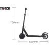 Buy cheap TM-RMW-H09 Foldable 8 Inch Electric Scooter , 45 KM/H Speed Two Wheel Electric from wholesalers