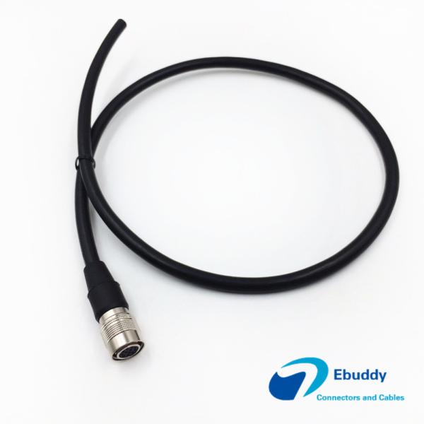 Hirose 12 Pin Flying Camera Connection Cable For CCD Camera Power Supply HR10A