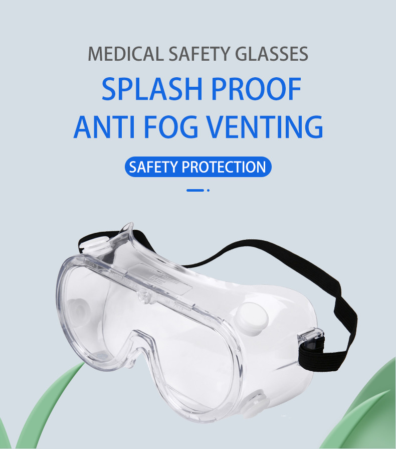 ANSI Z87.1 Antibacterial Medical Safety Glasses For Chemistry Lab 200g
