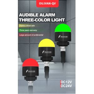 Base Mounting Machine Tower Light Flashing IP65 Compact Flame Retardant