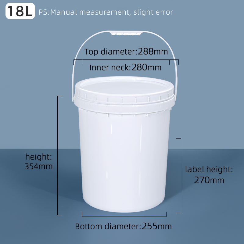 Screw Lid 20L Plastic Bucket for Thicken PP Fermentation Barrel and Fishing Container