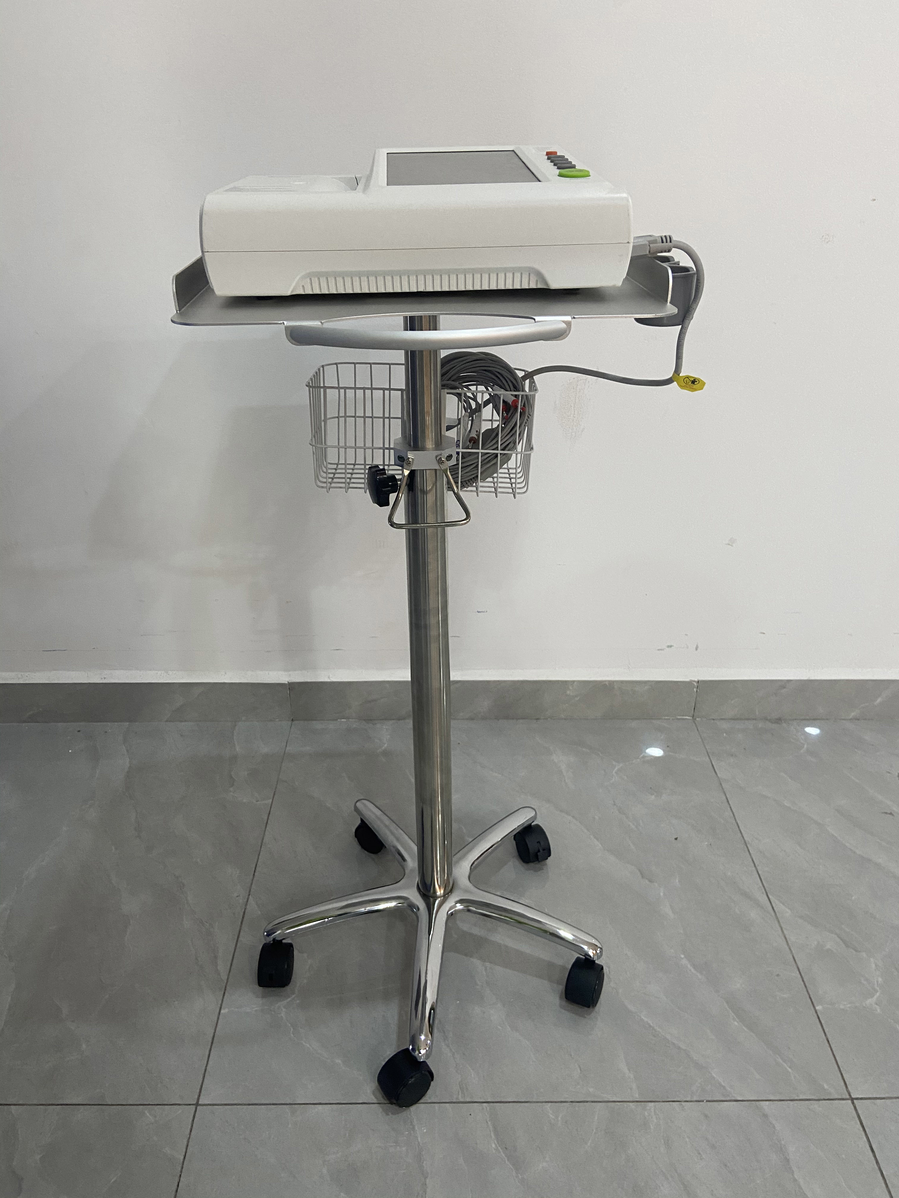 Medical Cart with Wheels for Ultrasound Machines at Hospital Furniture Price