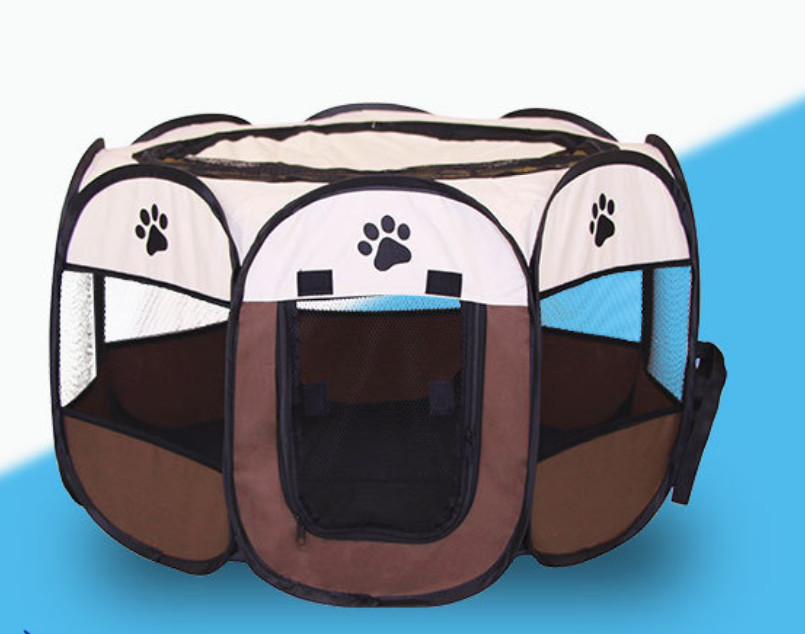 74cm Indoor Dog Pen Fencing 43cm Foldable Metal Dog Fence