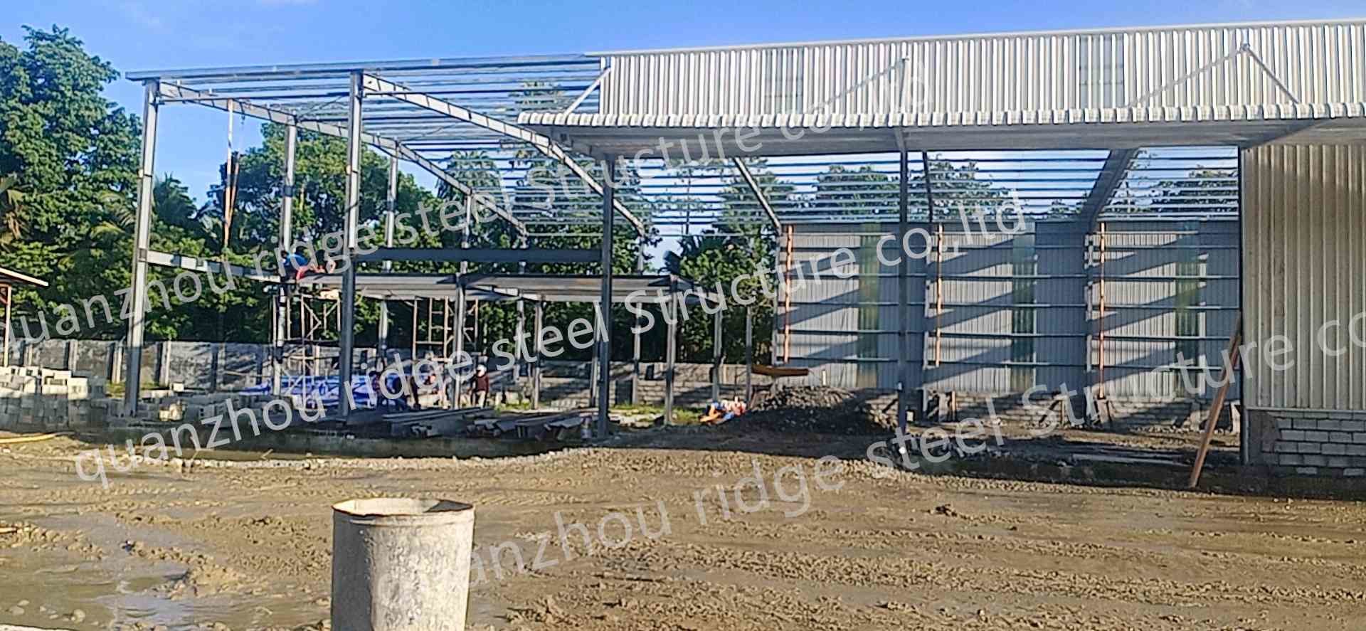 Architectural Design Of Industrial Workshop Warehouse Office,Two Storey Steel Frame Building