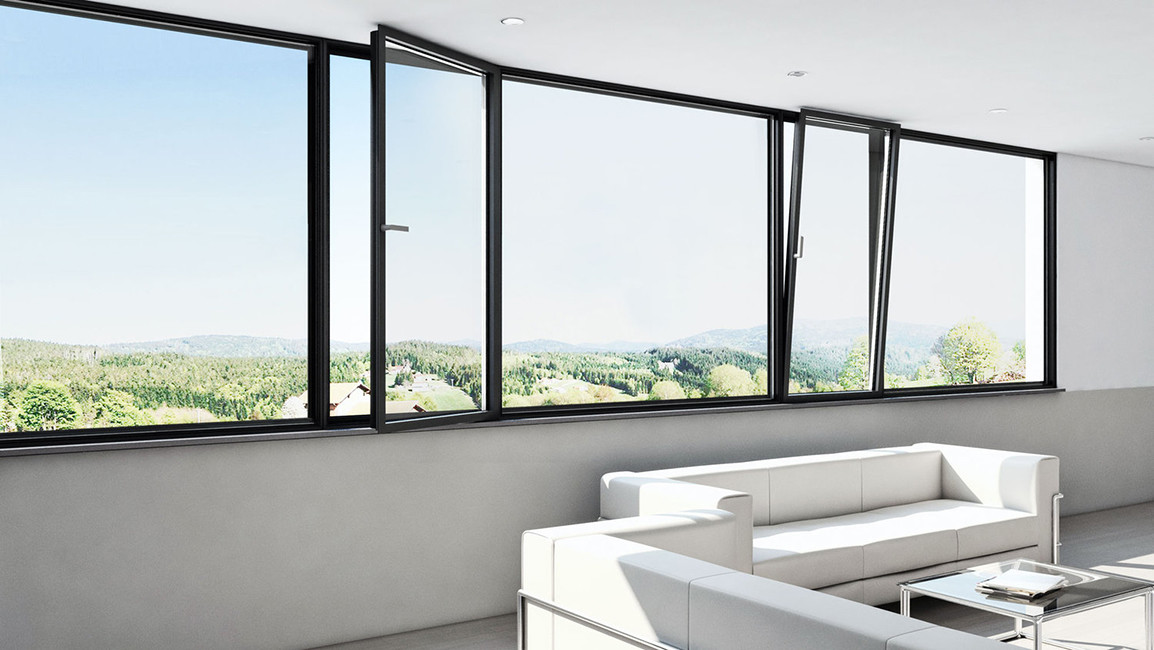 Tilt Turn Clear Double Insulated Glass Window Ventilation Open Inwards Hopper Windows