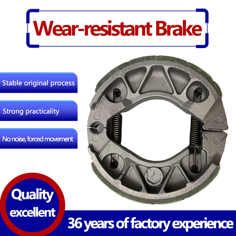 Custonsize Size Red Motorcycle Brake Shoe For Cg125 125cc Scooter New