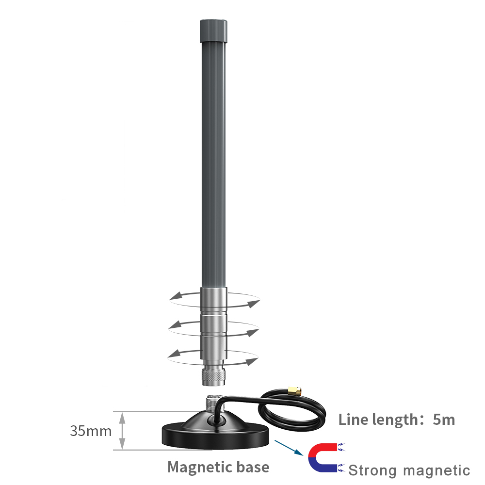 5.8 dbi Medium Gain Antenna for Helium in EU N Connector and V.S.W.R≤1.2