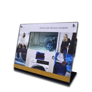 Point of purchase(POS) video screen displays with custom print,LCD video shelf