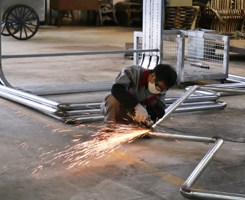 Hollow Out L1200 W400 H1000mm Stainless Steel Flower Pots