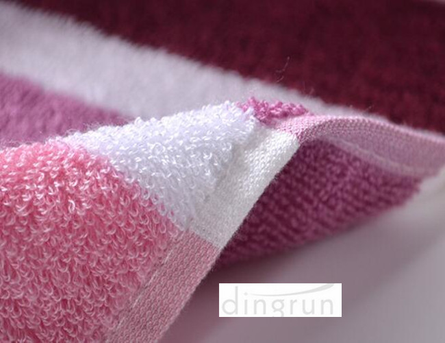 Super Hygroscopicity / Stripe Design Terry Compact Sport Towel For Gym 35 * 75cm
