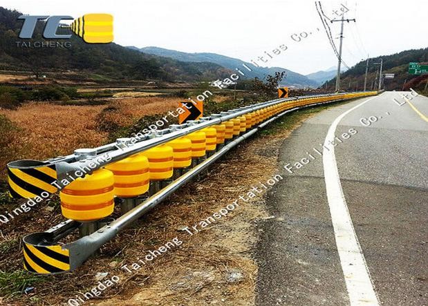 Outdoor Safety Roller Barrier System For 1000mm Spacing Queue Line