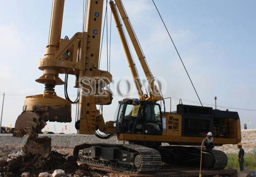 Professional Equipment Construction Works Fully Hydraulic System CAT Chassis