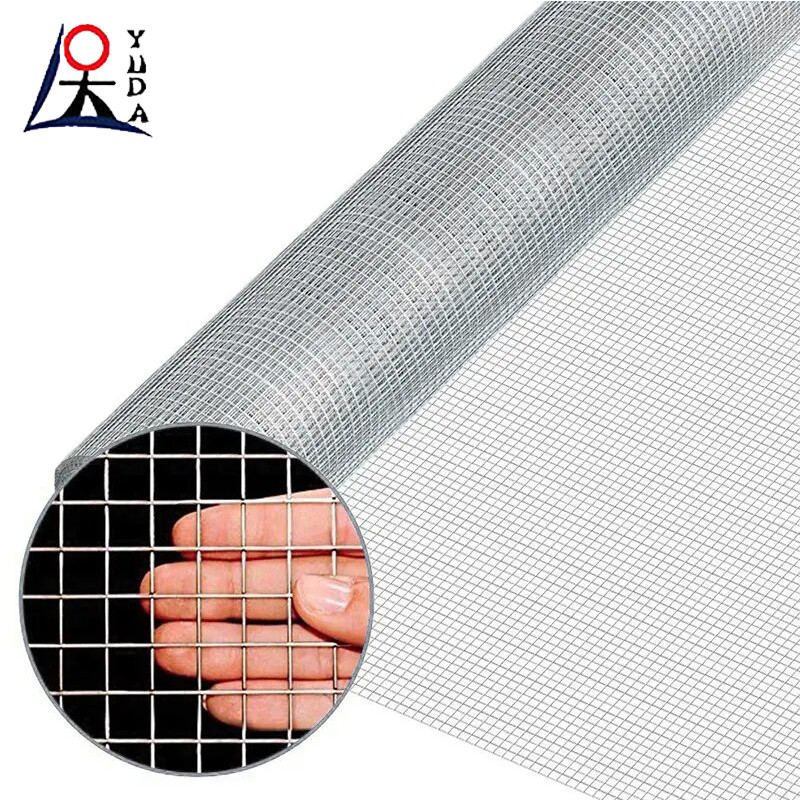 Galvanized / PVC Coated / Stainless Steel Welded Wire Mesh Fence