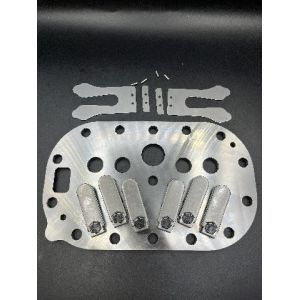 ANSI Standard Round Compressor Valve Plate With Threaded Connection