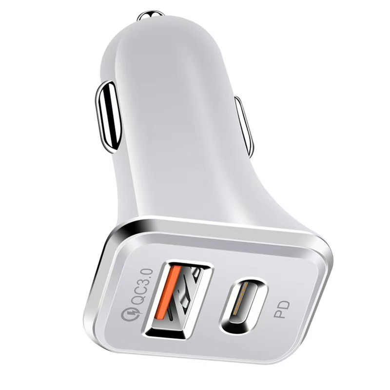 Fast Charging Dual Portable Car Charger QC3.0 PD FLOVEME 36W