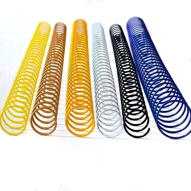 Plastic Encapsulation ID 6.4 - 50mm Metal Book Binding Coil For Desk Calendar