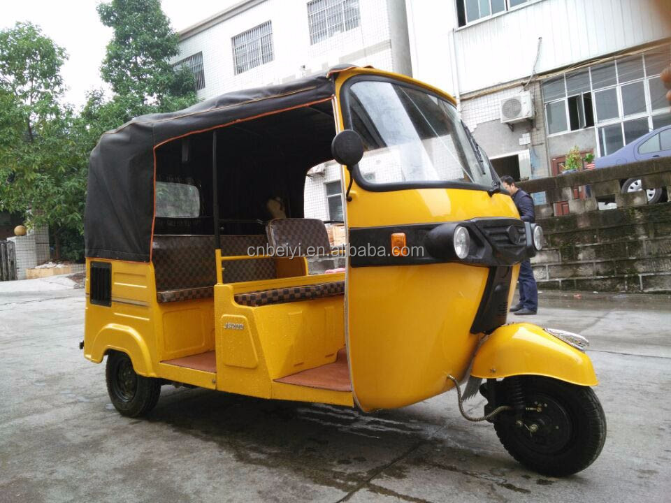 Type Heavy Tuck Passenger Tricycle in Peru Fuel Capacity 9L Max Load Capacity 3 Passengers