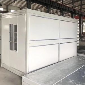 Space-Saving Prefab Mobile Portable Folding Container Houses Camp