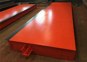  20t - 200t Capacity Portable Weighbridge U Shape Beam Structure 10-12mm Plate Thickness Manufactures