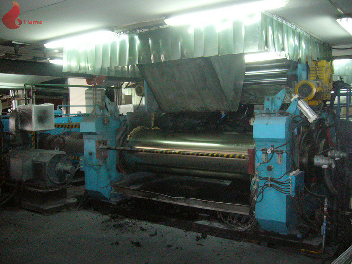 132kw Plastic And Rubber Thin oil lubrication of the bearing Open Mill Cardan drive