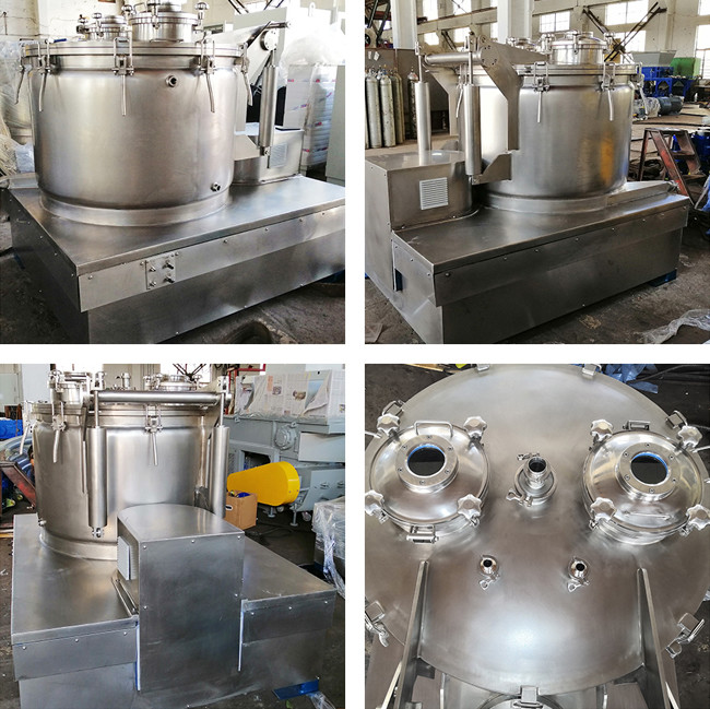 PLC Control Top Discharge Centrifuge Machine Alcohol Hemp Oil Extraction Machine