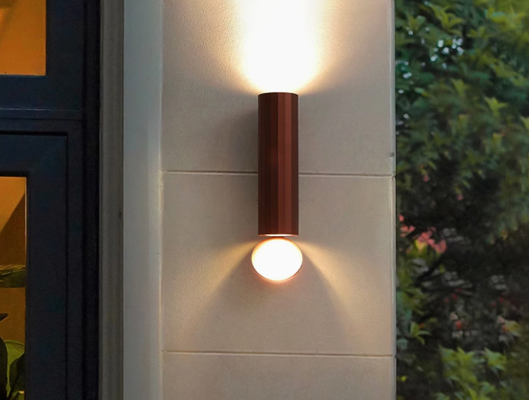 Outdoor waterproof minimalist modern simple villa courtyard background wall lamp high-grade atmosphere personality decorative wall lamp