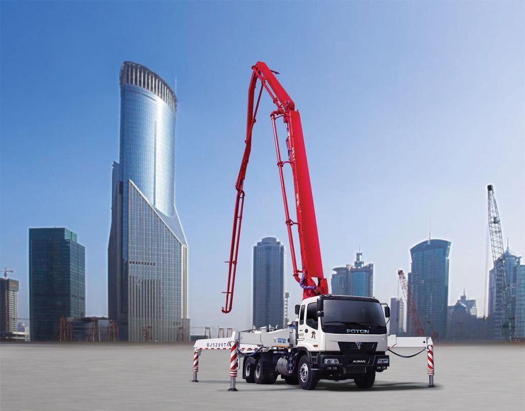 Anti - Tilting Control Technology Special Purpose Truck 4*2 Drive Type Concrete Pump Truck