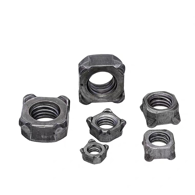 Metric M3-M12 304 Stainless Steel Four Corner Welding Nut DIN928 High Strength Step Welding Bolt