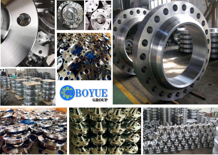 ASME B16.5 Alloy Steel Reducing Weld Neck Flange , Forged Carbon Steel Weld Neck Flange
