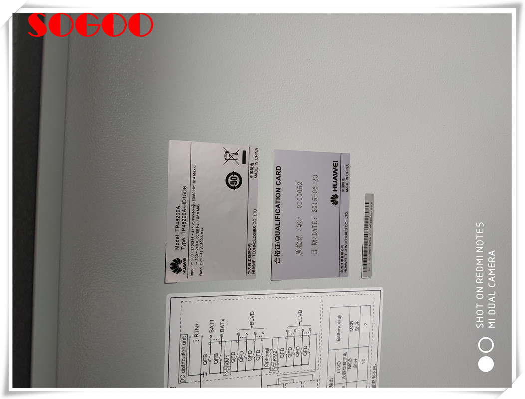 HUAWEI TP48200A-HD15D6 TP48200A HD15D6 Power Cabinet DC Power Systems