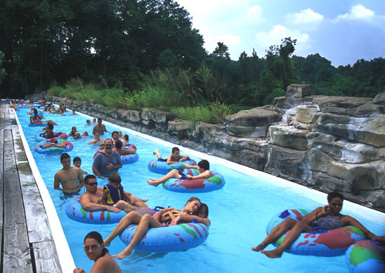 Commercial Steel Lazy River Equipment Water Park Artificial River Customized