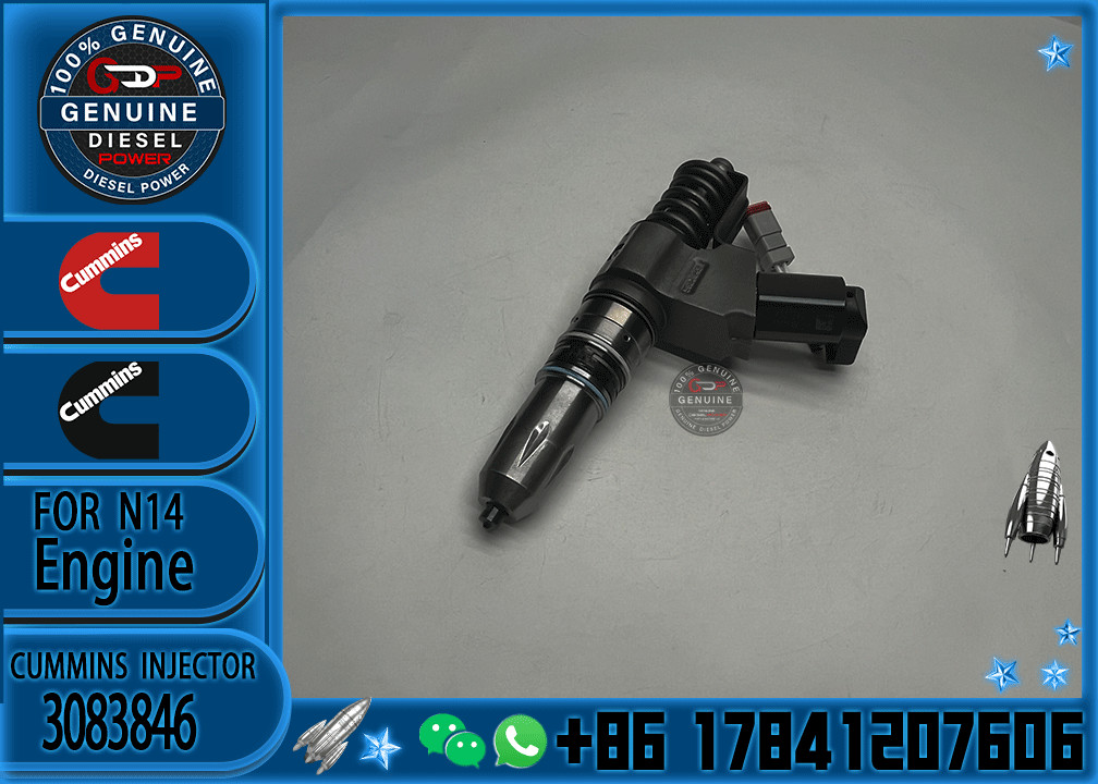 3083846 Diesel Fuel Injector N14 Common rail injector 3095086 3609796 3095040 3411763