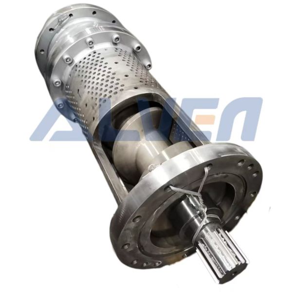 Quality Nitriding/Bimetallic Treatment Extruder Screw and Barrel with 0.5-0.8mm Nitrided Layer Thickness and 0.015mm Screw Straightness for sale