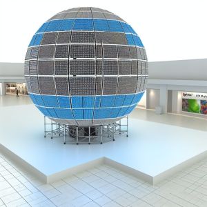 Epistar Led Chip Shopping Mall/Events Sphere LED Display for Your Shopping Needs