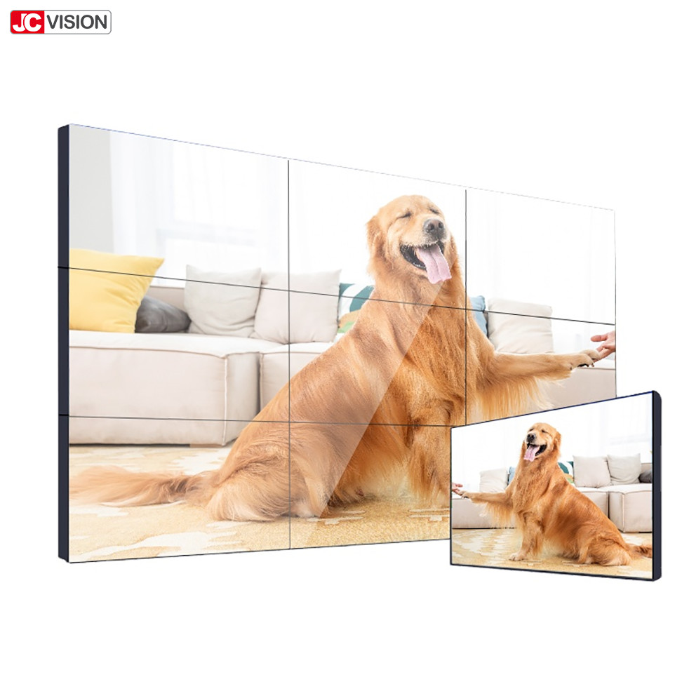 5ms 500cd/m2 LCD Video Wall Display 4K HD 3x3 Video Wall Digital Signage