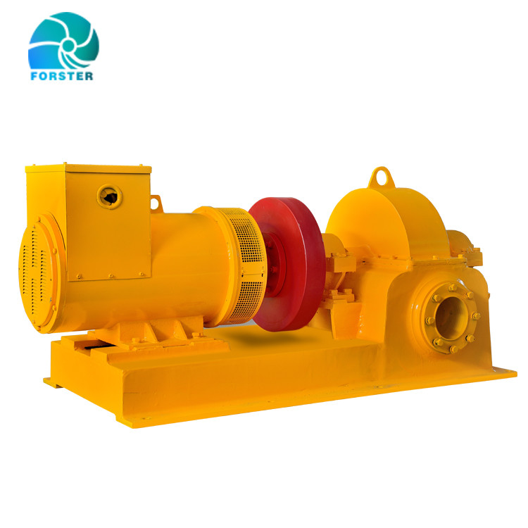 Vertical / Horizontal Micro Water Turbine Generator Used In Hydroelectric Power Plant