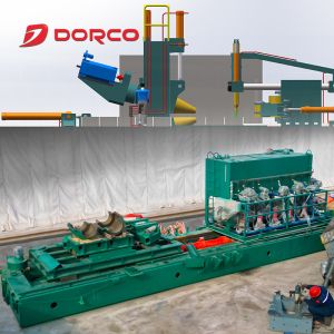 High Precision D53KT 800 Horizontal Ring Rolling Machine 8580 X 2280 X 3500 Mm Large Processing Range