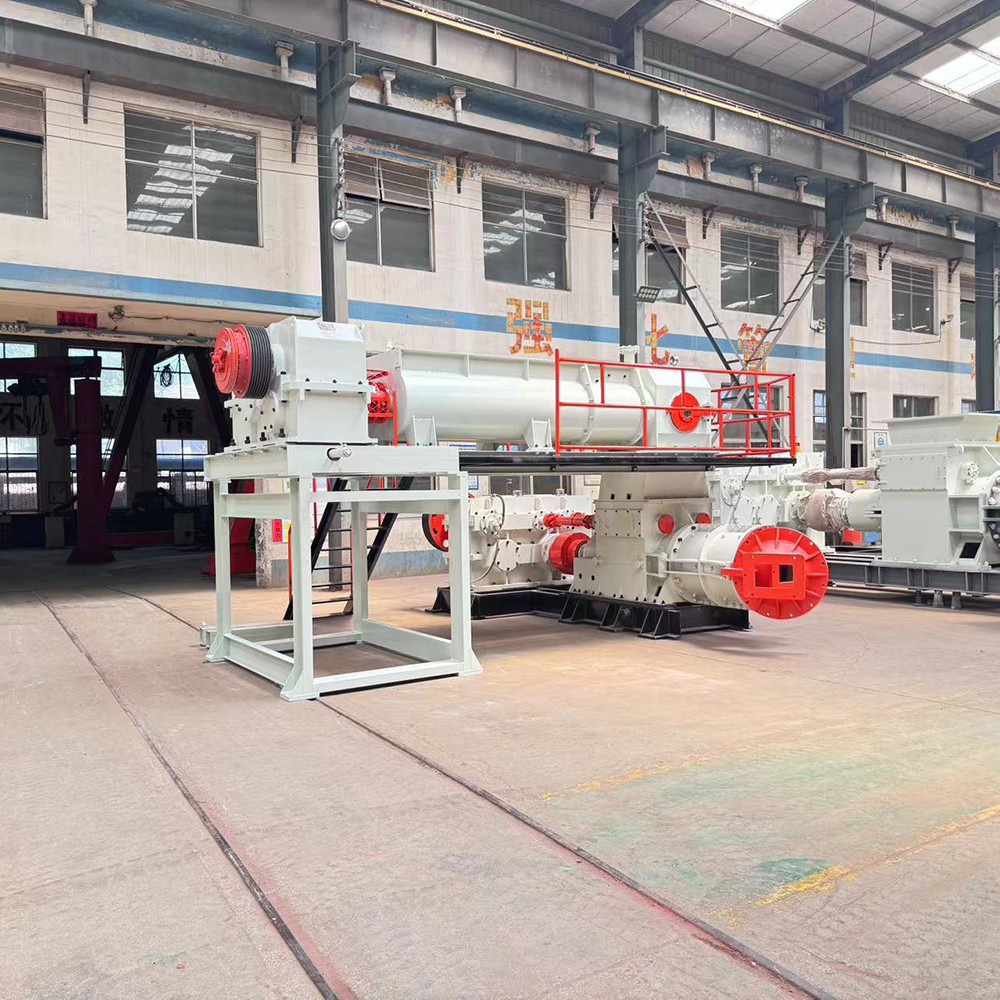 200-450kw Clay Bricks Making Machine Automatic Double Stage Vacuum Extruder For Pressure Extrusion