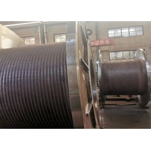 High Efficient Tower Crane Wire Rope Winch Drum Lbs Grooved
