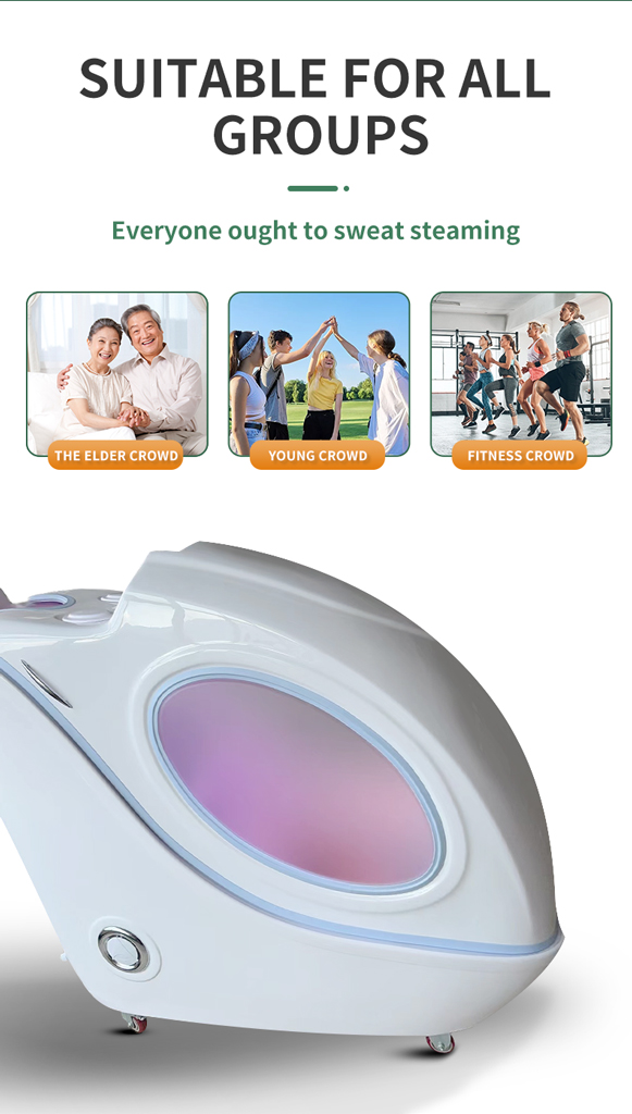Steam Far Infrared Sauna Capsule PEMF Ozone Spa Capsule For Whole Body And Health