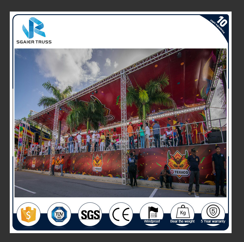 Straight Ramp Truss Parts High Tear Strength For Playground / Entertainment