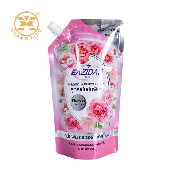 2kg Portable Stand Up Spout Pouch Laundry Detergent Packaging Bag Laundry