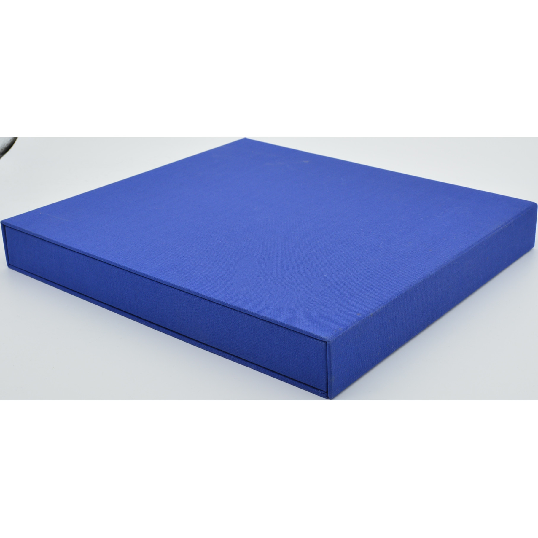 BSCI Book Shaped Storage Box , CMYK Blue Magnetic Folding Box