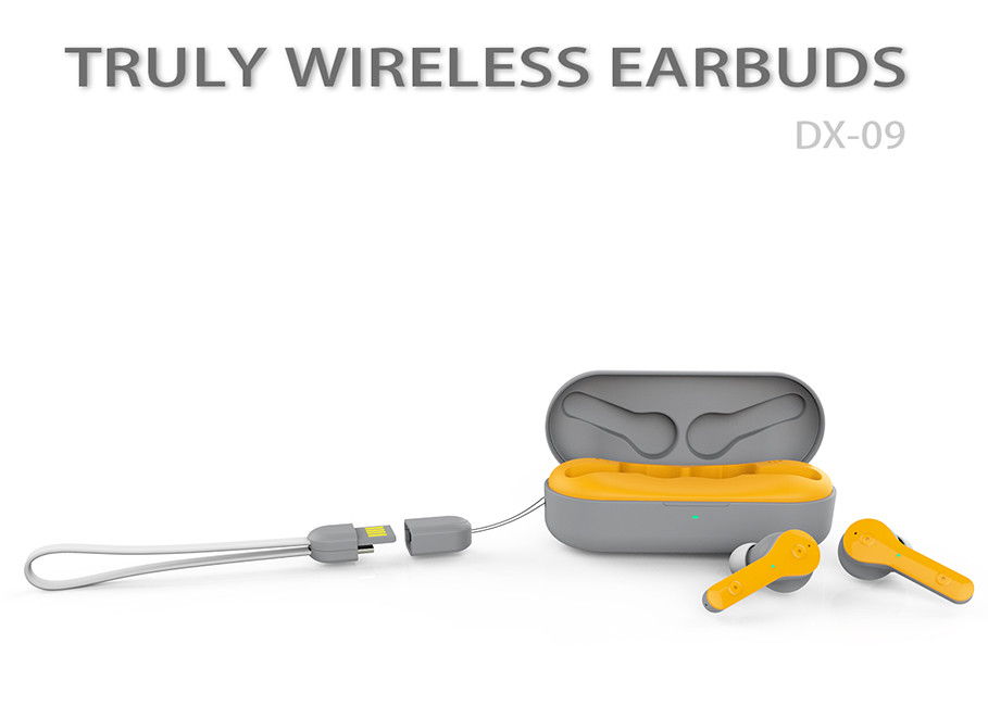 Headphone True Wireless Stereo Earphones Headset Earbuds Bt 5.0 Dx-09 2.4GHz