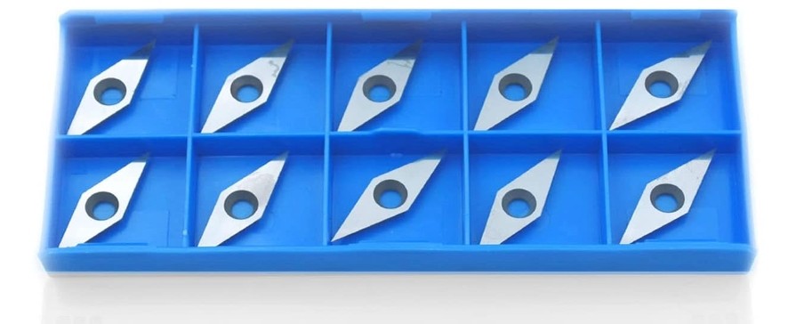 10PCS Tungsten Carbide Woodworking Tools Inserts With Sharp Tips For Woodturning Hollow Tool