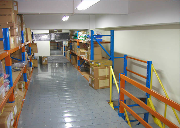 Corrosion Protection Steel Frame Mezzanine Floor System For Factory